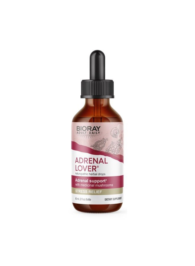 BIORAY Adult Daily Adrenal Lover - 2 fl oz - Traditional Chinese Kidney Yin Tonic - Non-GMO, Vegetarian, Gluten Free, Alcohol Free - Image 1