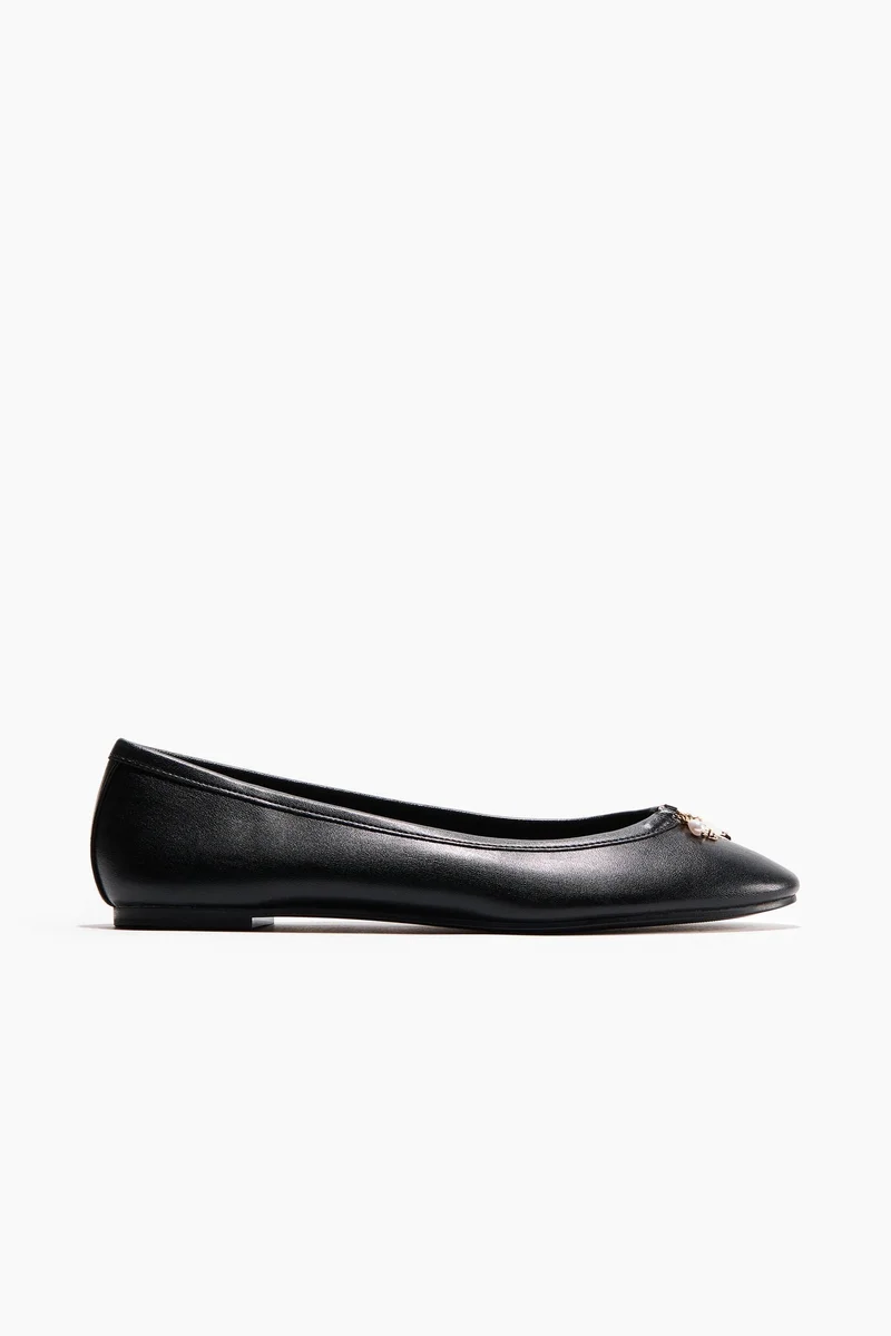 H&M Charm-detail ballet flats