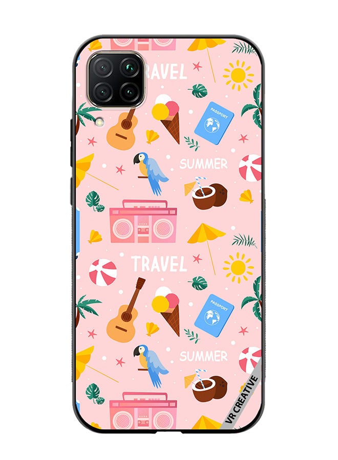 VR CREATIVE Protective Case Cover For Huawei Nova 7i/P40 Lite Summer Season Pattern Design Multicolour - Image 1