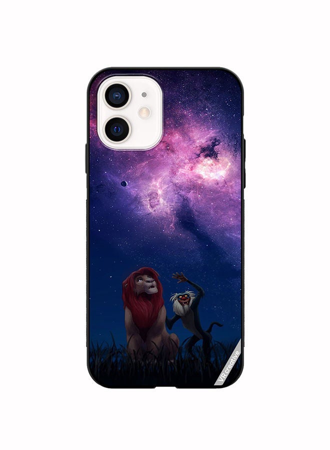 VR CREATIVE Protective Case Cover For Apple iPhone 12 mini Lion King Design Multicolour - Image 1