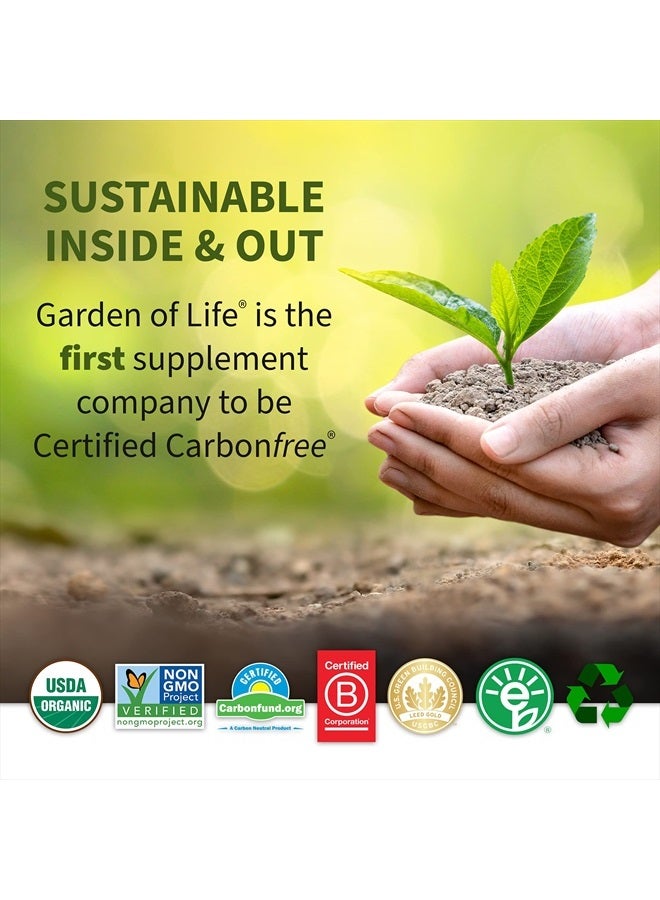 Garden of Life قطرات زيت الأوريجانو من mykind Organics، زيت الأوريجانو المركز السائل - 200 حصة، دعم مناعي موسمي نباتي - خالي من الكحول، عضوي، نباتي، مكملات عشبية خالية من الغلوتين - Image 5