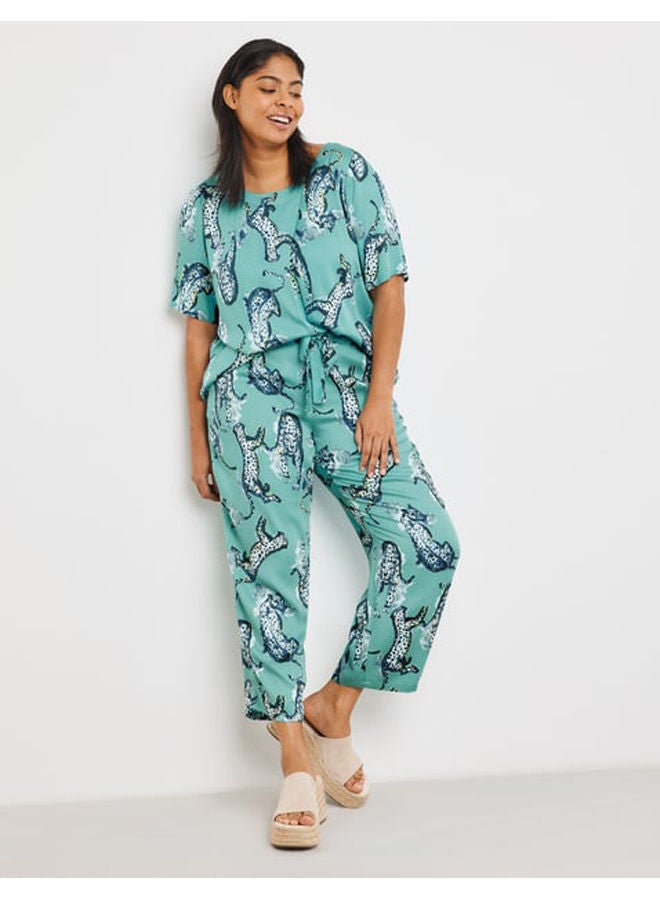 GERRY WEBER 7/8 trousers with a leopard print, Lotta  - Image 1