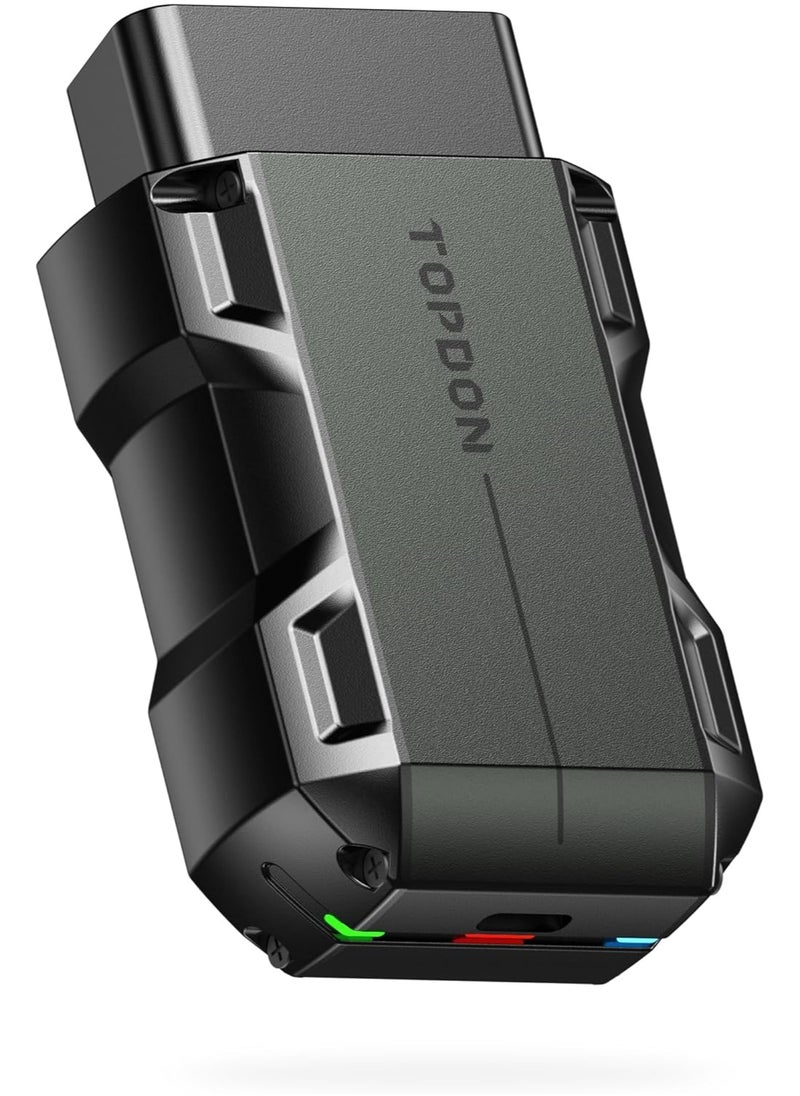 Topdon TOPDON TopScan OBD2 Scanner Bluetooth, Wireless OBDII All System Diagnostic Tool, Active Test, Check Engine Car Code Reader, Vehicle Permance Test iPhone & Android, Repair Guides, Live Data, Black  - Image 1