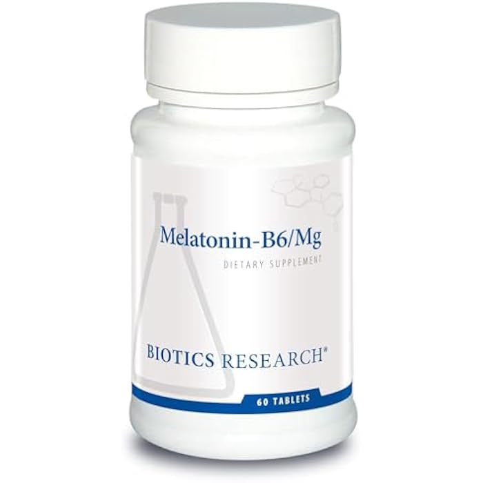 BIOTICS RESEARCH Melatonin B6 Mag Sleep Support, Circadian Rhythm Support, Fall Asleep and Stay Asleep, Supports Calming Brain Activity, Healthy Body Composition, Overall Relaxation Response, 60caps - Image 1