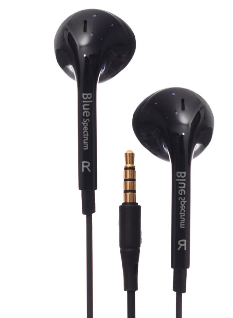 سماعه أذن ستيريو سلكية مريحة D-42 مزودة بميكروفون مدمج، لون أسود - Image 3