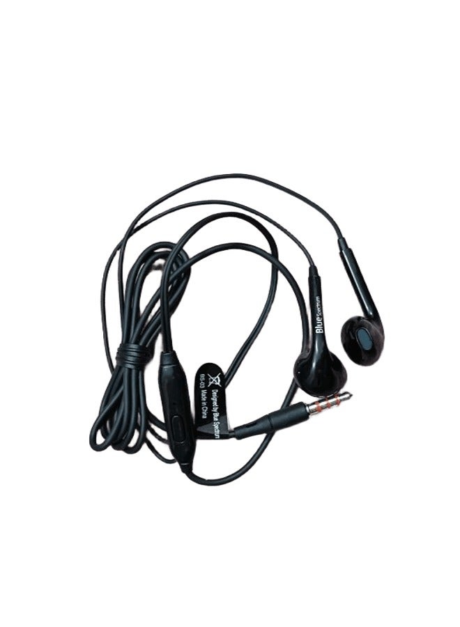 سماعه أذن ستيريو سلكية مريحة D-42 مزودة بميكروفون مدمج، لون أسود - Image 2