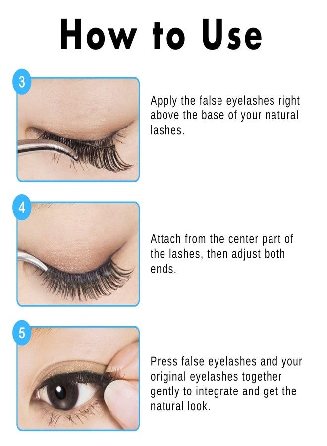 D-UP False Eyelash Glue, Quick-Setting Lash Glue for Eyelash Extensions, Easy-to-Use Eyelashes Strips for Beginners, Strong Hold Lash Extension, Seamless Finish, Made in Japan, 502, Clear - Image 5