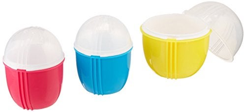 Zap Chef Zap Chef Microwave Egg Cooker Set BPAFree 2 Small and 1 Large 