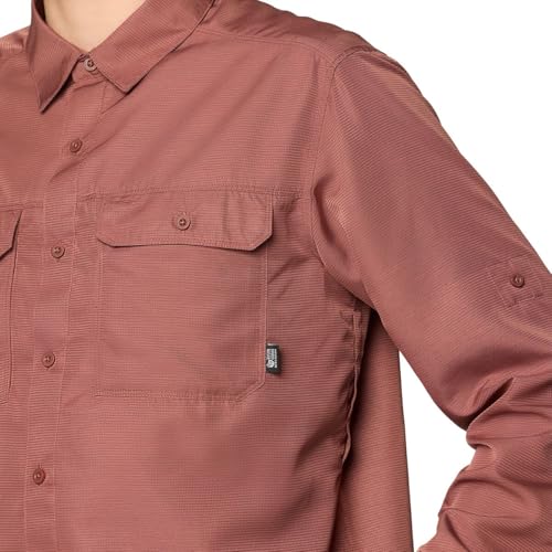 Mountain Hardwear Men's Standard Canyon Long Sleeve Shirt, Bourbon Brown, M - Image 5