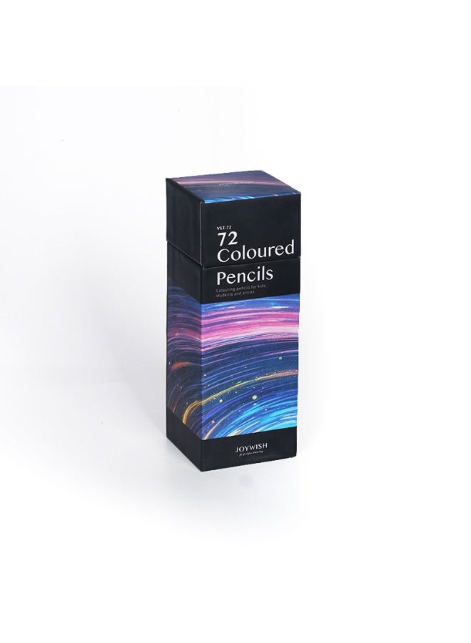 JOYWISH 72 Color Premium Oil Based Colored Pencil Set Smooth Blending for Stunning Star Trails and Art Projects - Image 1