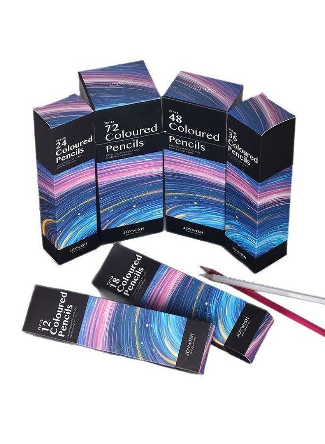 JOYWISH 72 Color Premium Oil Based Colored Pencil Set Smooth Blending for Stunning Star Trails and Art Projects - Image 4