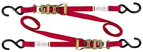 Ancra 47439-10 Red 1" x 66" Long Ratcheting Buckle Tie Down - Image 1