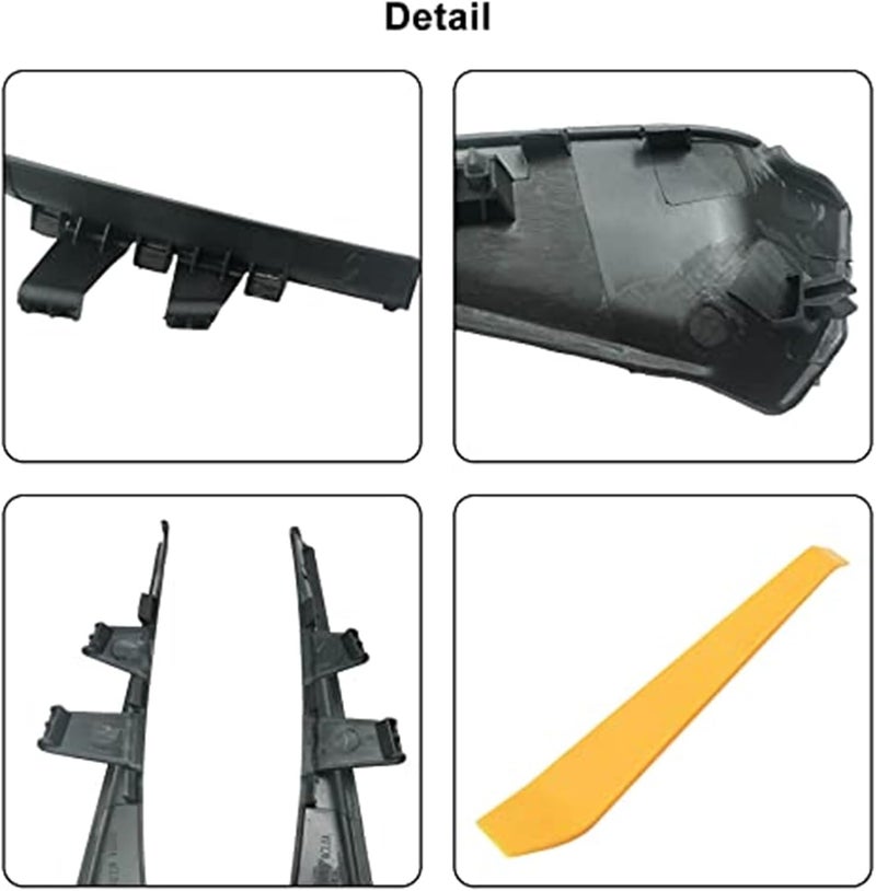 Wivplex Windshield Wiper Side Cowl Extension Trim for Nissan Rogue - Image 4