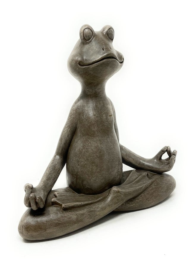 Nature's Mark 6" H Resin Meditating Yoga Frog Statue Figurine Home Decorative Accent Decor for Tabletop Living Room Bedroom Office Desktop Cabinet Shelf - Image 3