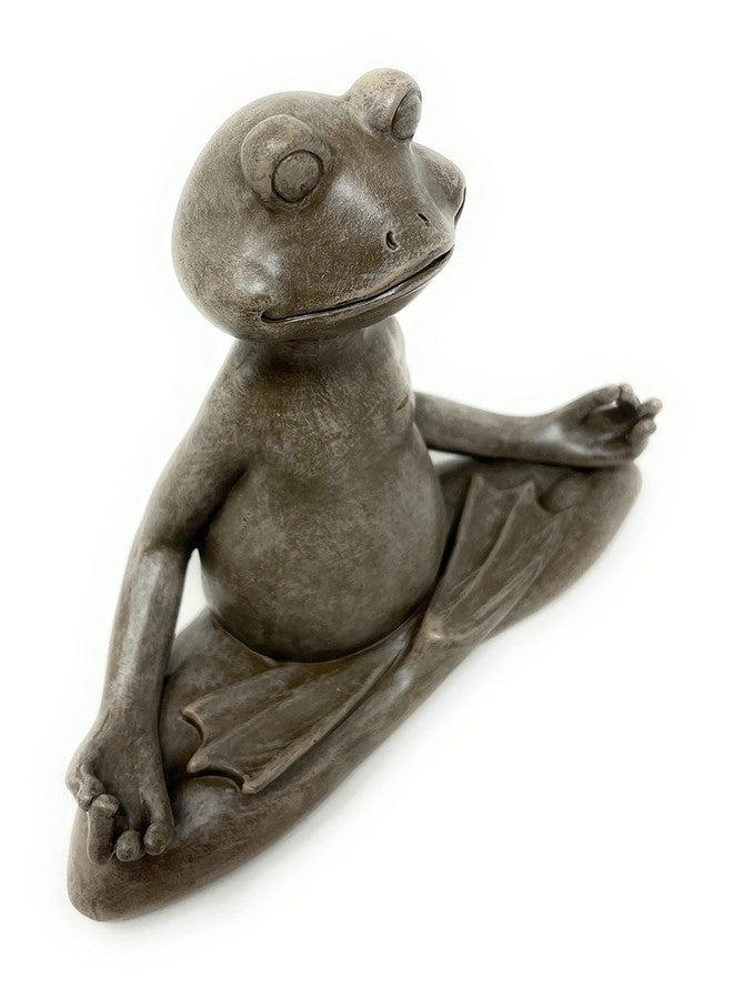 Nature's Mark 6" H Resin Meditating Yoga Frog Statue Figurine Home Decorative Accent Decor for Tabletop Living Room Bedroom Office Desktop Cabinet Shelf - Image 4