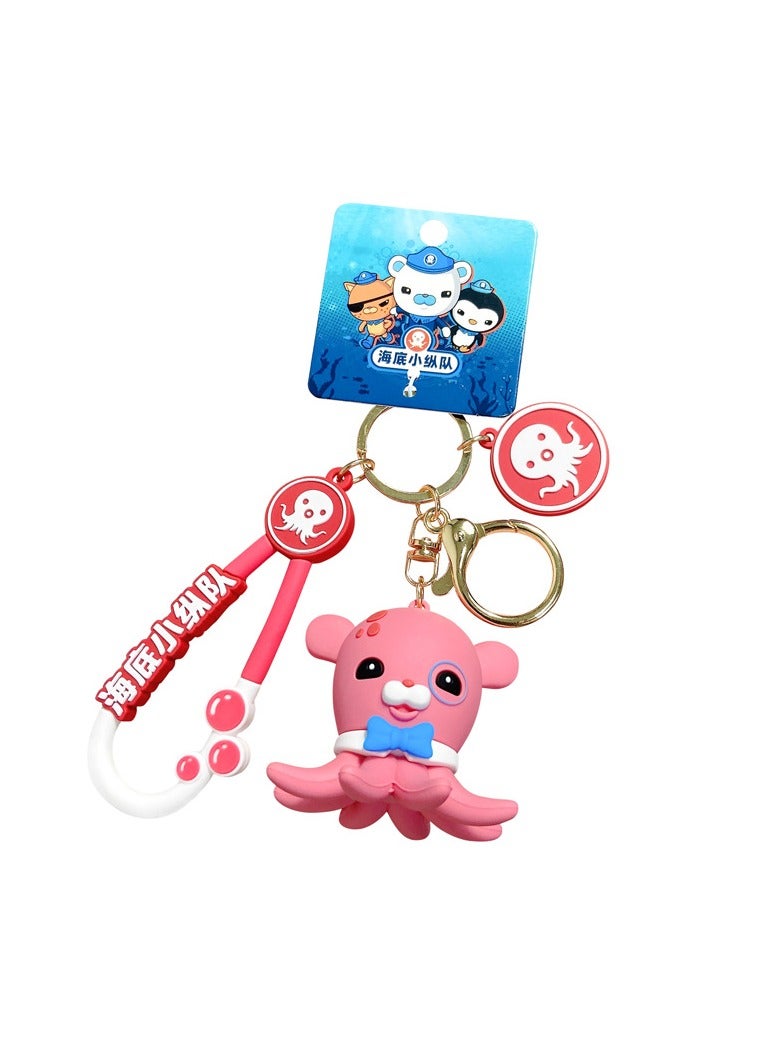 الغواصة الصغيرة العمود المعلقات السيارات السلسلة الرئيسية لعبة أطفال السلسلة الرئيسية حقيبة زينة - Image 1