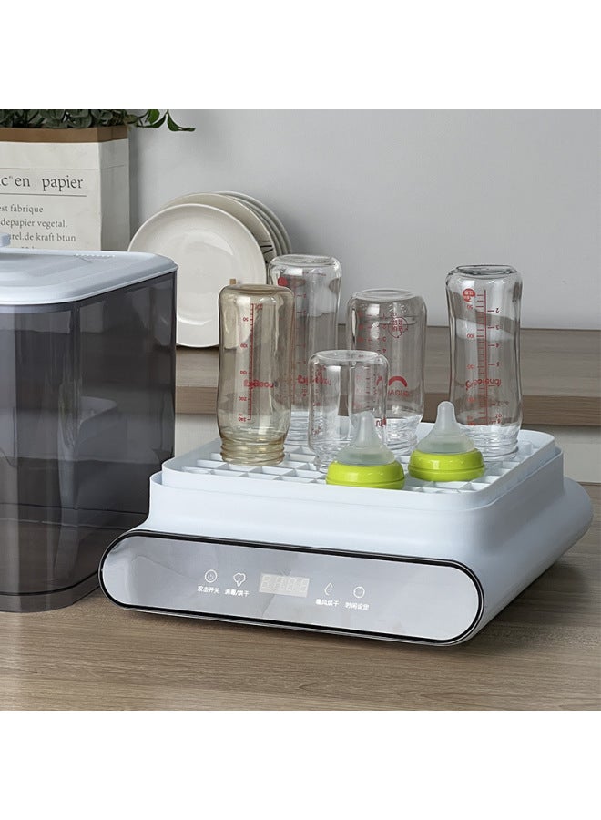 Rhythm Baby Bottle Sterilizer With Drying Two-in-one Steam Sterilization Baby Warm Milk Warmer Sterilization Cabinet Small - Image 1