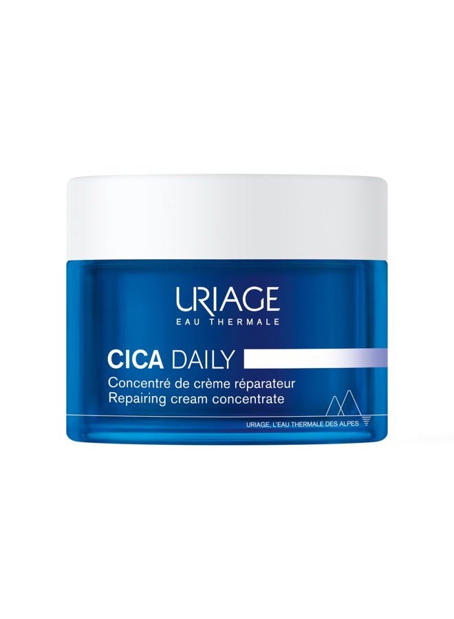 Uriage Cica-Daily Repairing Cream Concentrate, Made With Centella Asiatica + Hyaluronic Acid + Vitamin B5, 96% Ingredients Of Natural Origin, Fragrance-Free - Image 1