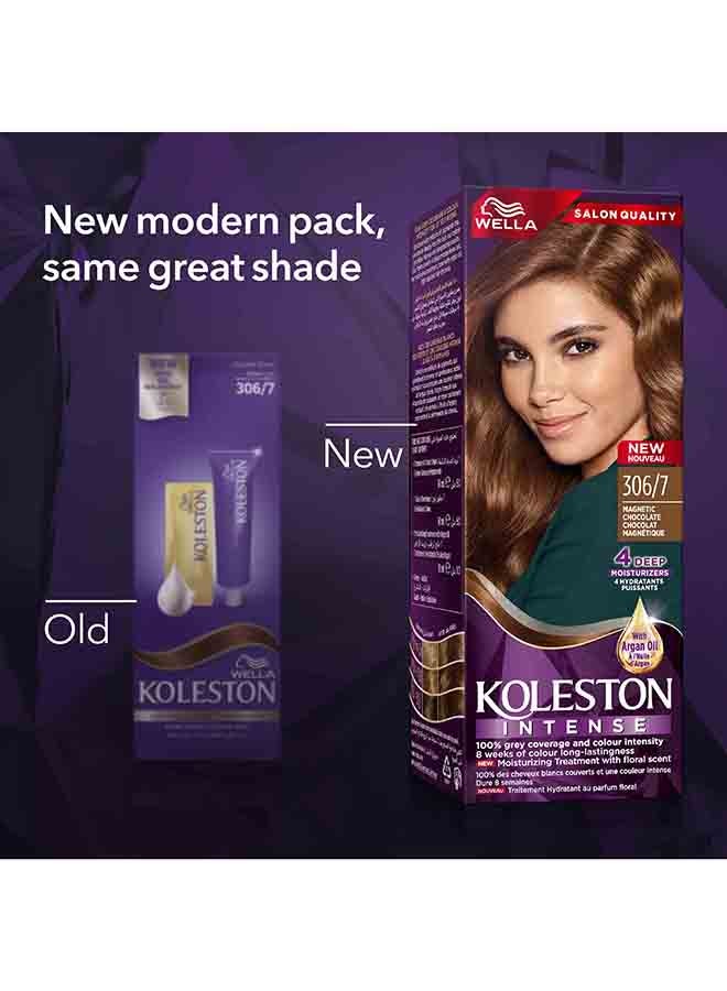 WELLA Koleston Intense Hair Color 306/7 Magnetic Chocolate 110ml - Image 3