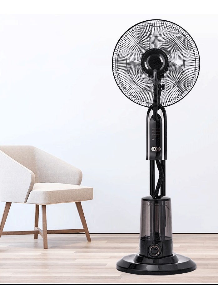 Denx - Anion mist spray fan 75W,with 4L Water Tank and Remote Control, Adjustable Height Low Noise Mist Fan, 3 Speed ​​Fan - Image 1