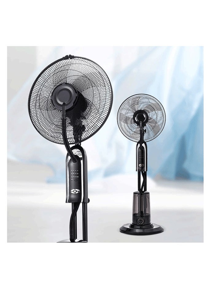 Denx - Anion mist spray fan 75W,with 4L Water Tank and Remote Control, Adjustable Height Low Noise Mist Fan, 3 Speed ​​Fan - Image 1