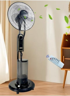 Denx Anion mist spray fan 75W,with 5L Water Tank and Remote Control, Adjustable Height Low Noise Mist Fan, 3 Speed ​​Fan  - Image 2