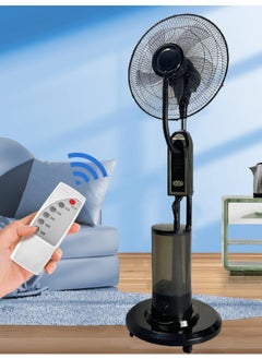 Denx Anion mist spray fan 75W,with 5L Water Tank and Remote Control, Adjustable Height Low Noise Mist Fan, 3 Speed ​​Fan  - Image 3