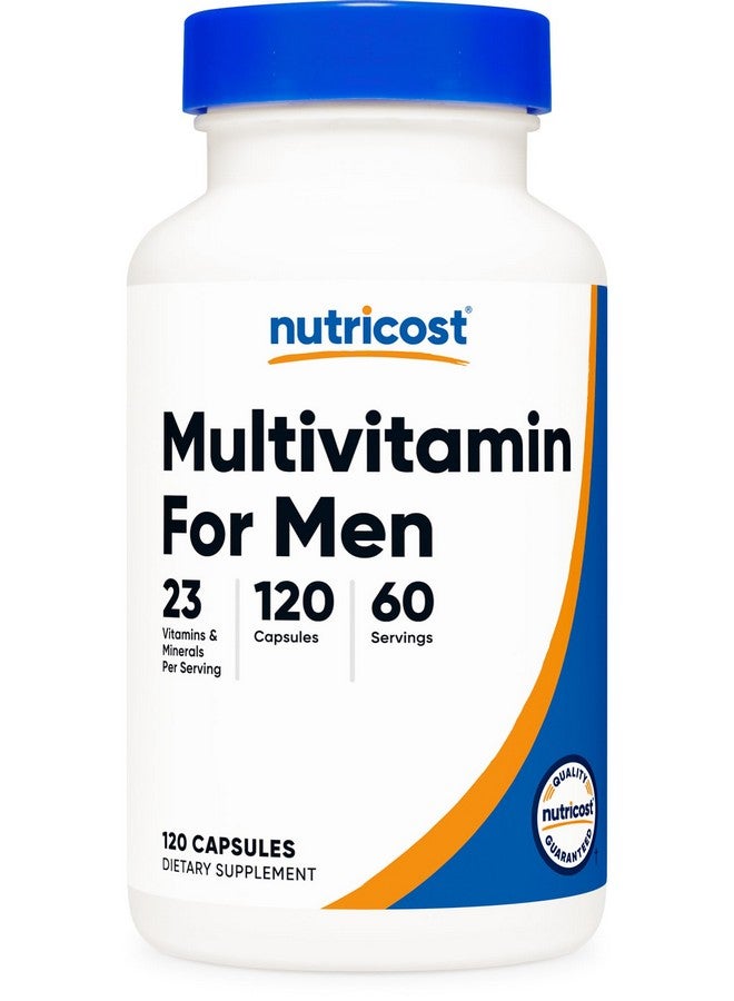 Nutricost Multivitamin for Men 120 Capsules - Vitamins and Minerals for The Healthy Man - Image 1