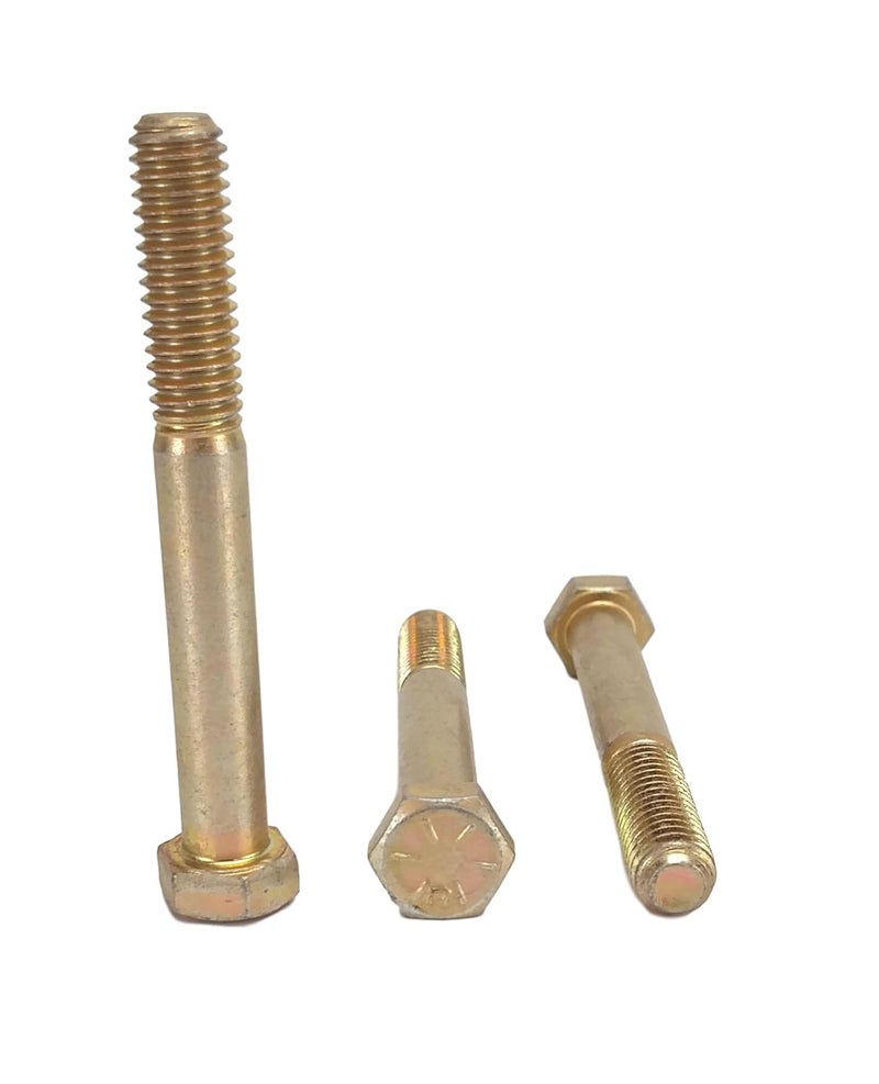 Chenango Supply 3/8-16 x 3 Hex Head Bolts, Grade 8 (3/4" to 4" Lengths in Listing) Hex Head Cap Screws (3/8-16x3 (25 pcs)) - Image 1