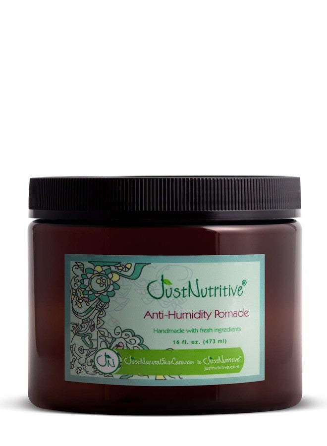 Just Nutritive Anti-Humidity Pomade | Anti-Frizz Styling Pomade | Protecting & Moisturizing Treatment | For All Hair Types Including Dry Hair 16 Fl Oz