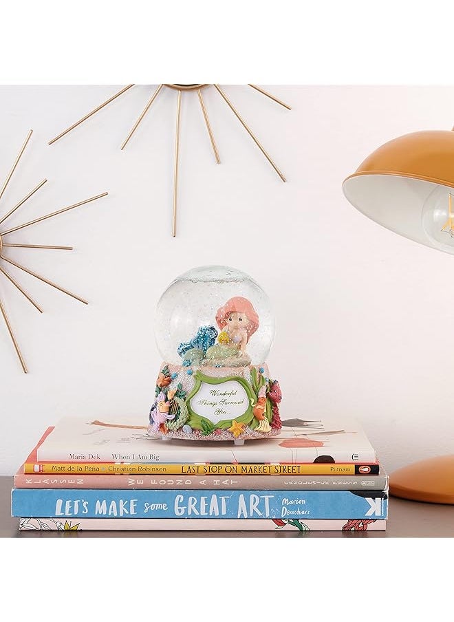 erorex Showcase Collection Wonderful Things Surround You Musical Resin Glass Snow Globe 132108 Multicolor  - Image 5