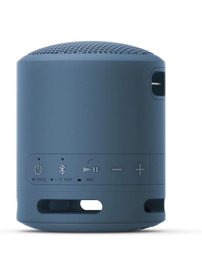 سوني SRS-XB13 EXTRA BASS اللاسلكي بلوتوث محمول مكبر صوت صغير الحجم، IP67 ضد الماء ومتينة في الهواء الطلق، بطارية 16 ساعة، USB Type-C، حبل قابل للإخراج، ومكبر صوت، أزرق فاتح - Image 2