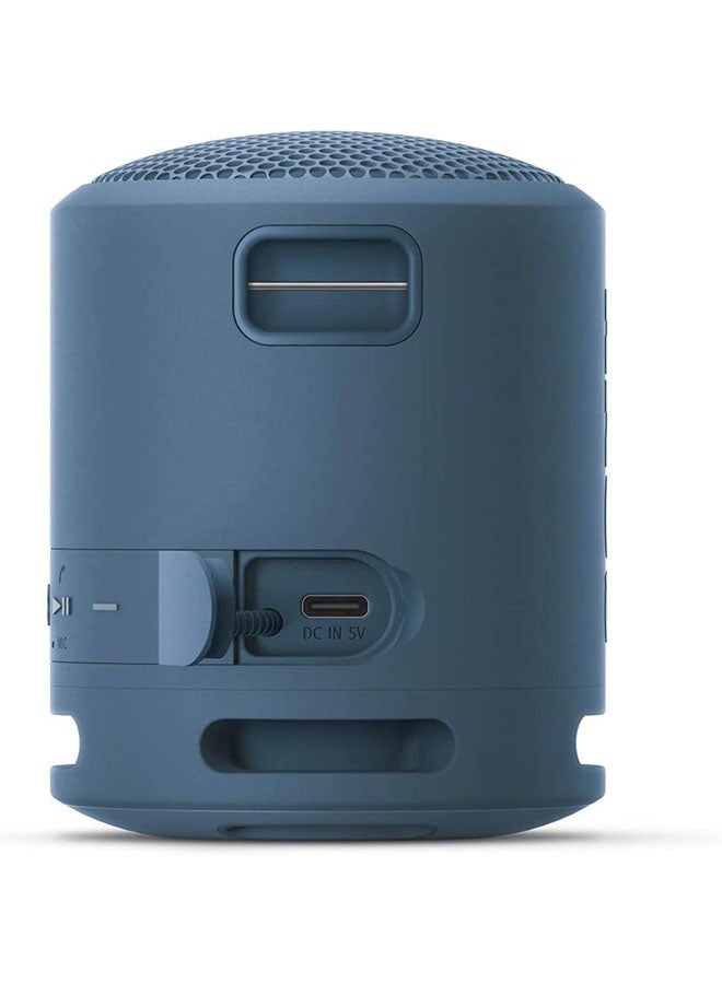 سوني SRS-XB13 EXTRA BASS اللاسلكي بلوتوث محمول مكبر صوت صغير الحجم، IP67 ضد الماء ومتينة في الهواء الطلق، بطارية 16 ساعة، USB Type-C، حبل قابل للإخراج، ومكبر صوت، أزرق فاتح - Image 3