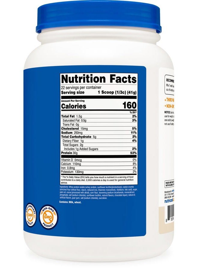 Nutricost Whey Protein Isolate (Cookies N Cream, 2 Pounds) - Image 5
