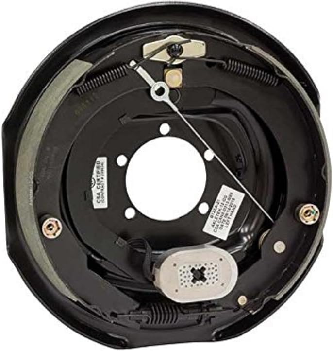 Tekonsha 54801-008 Self Adjusting Trailer Brake Assembly, Left Hand, 12" x 2"