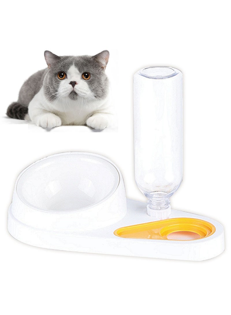 كيدل وعاء طعام للقطط وعاء طعام للكلاب نافورة شرب للقطط والقطط الصغيرة طبق طعام وعاء للكلاب وعاء للحيوانات الأليفة - Image 1