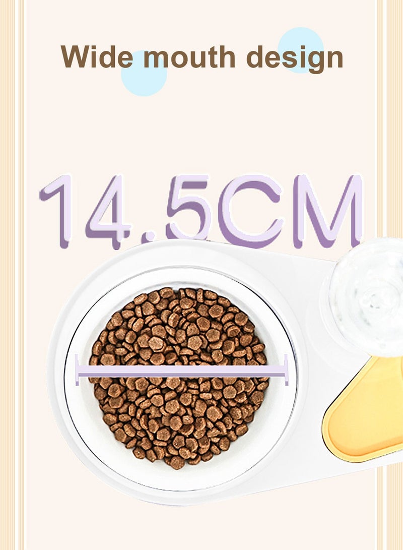 كيدل وعاء طعام للقطط وعاء طعام للكلاب نافورة شرب للقطط والقطط الصغيرة طبق طعام وعاء للكلاب وعاء للحيوانات الأليفة - Image 5