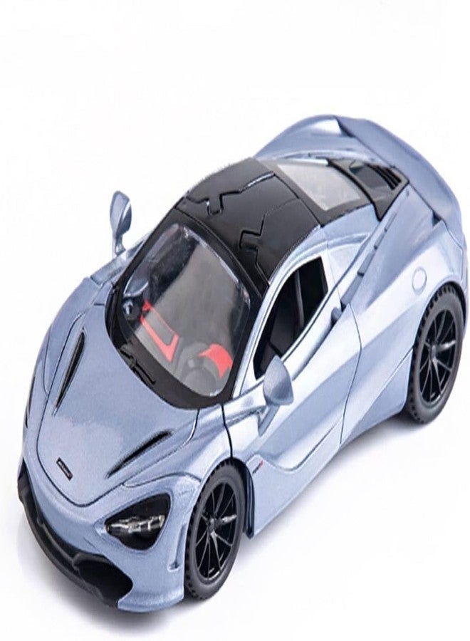 VARIYA ENTERPRISE® Exclusive Alloy Metal Pull Back Die-Cast Car Diecast Metal Pullback Toy Car with Openable 6 Doors,Light Music Boys Gifts Toys (McLaren 720S 1:32 Scale) - Image 1