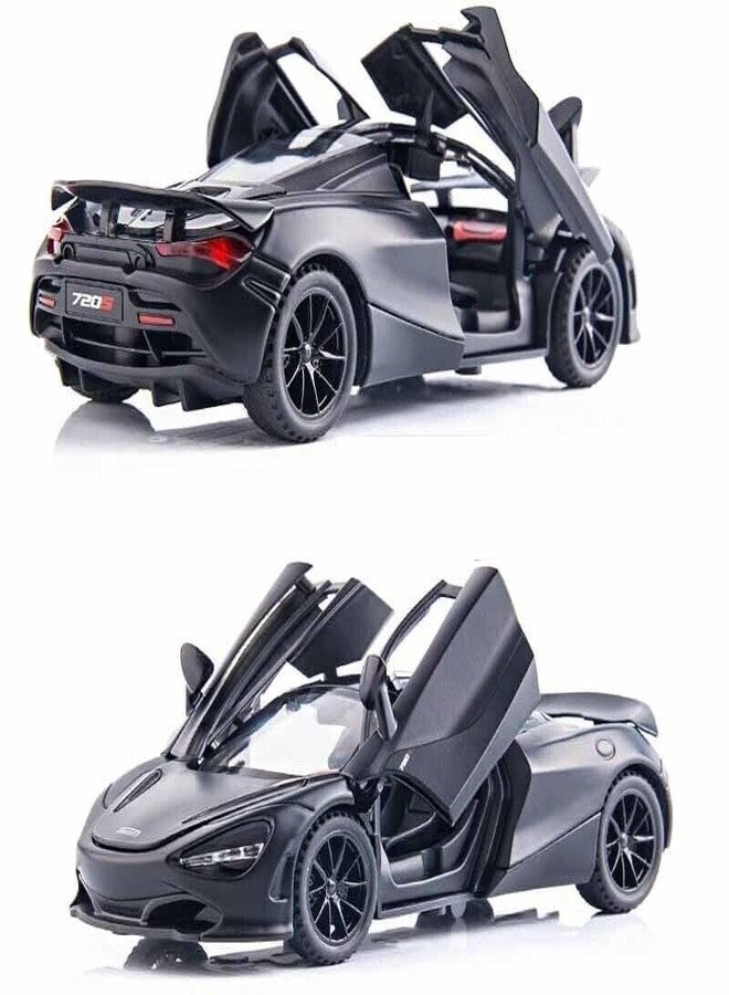 VARIYA ENTERPRISE® Exclusive Alloy Metal Pull Back Die-Cast Car Diecast Metal Pullback Toy Car with Openable 6 Doors,Light Music Boys Gifts Toys (McLaren 720S 1:32 Scale) - Image 3