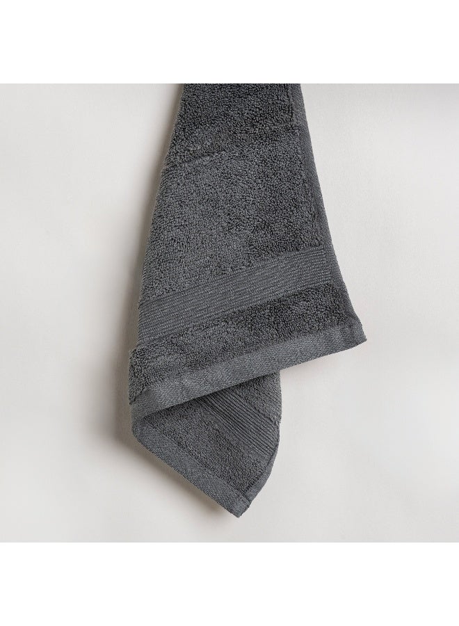 Boutique Blanche Grey 6 Piece Ultra Soft Face Towel Set 33*33 Cm - Image 4