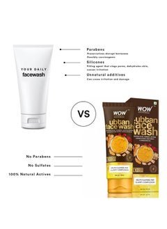 WOW Skin Science Ubtan Face Wash With Chickpea Flour Turmeric Moisturize Skin Help With Dryness 100Ml  - Image 5