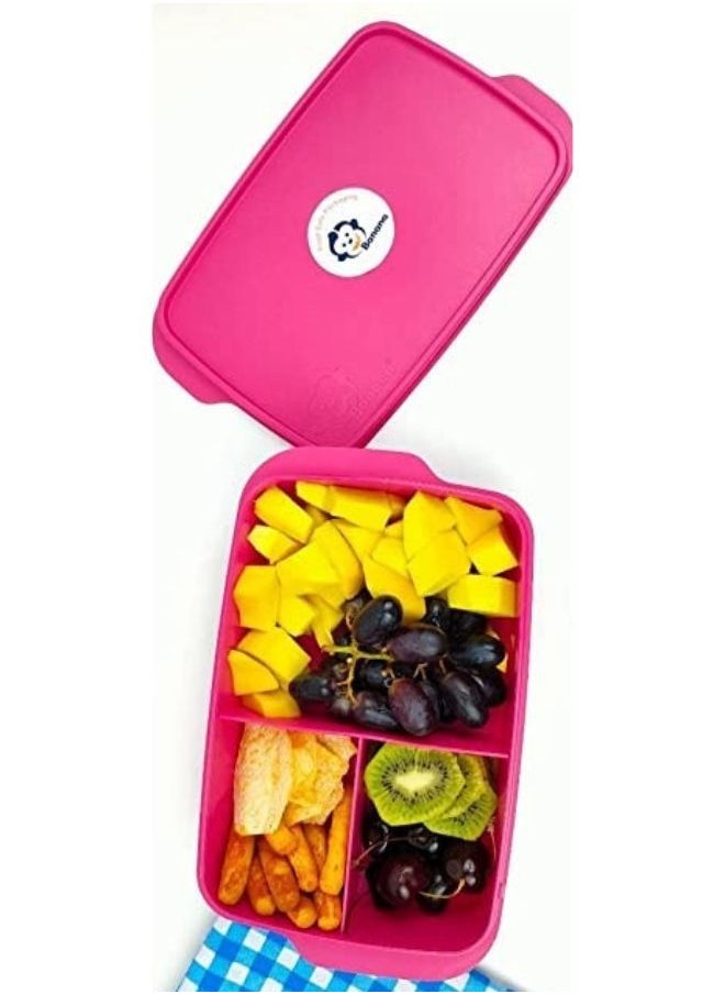 Banana - Lunch box divided from the inside 3 sections 1 liter - Image 1