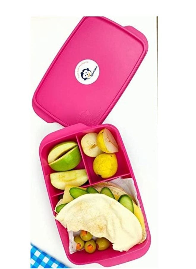 Banana - Lunch box divided from the inside 3 sections 1 liter - Image 1