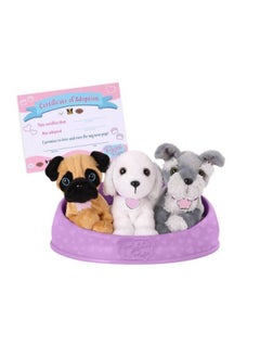 Pucci Pups Adopt-A-Pucci Pup Lilac Bed Stuffed Animal 
