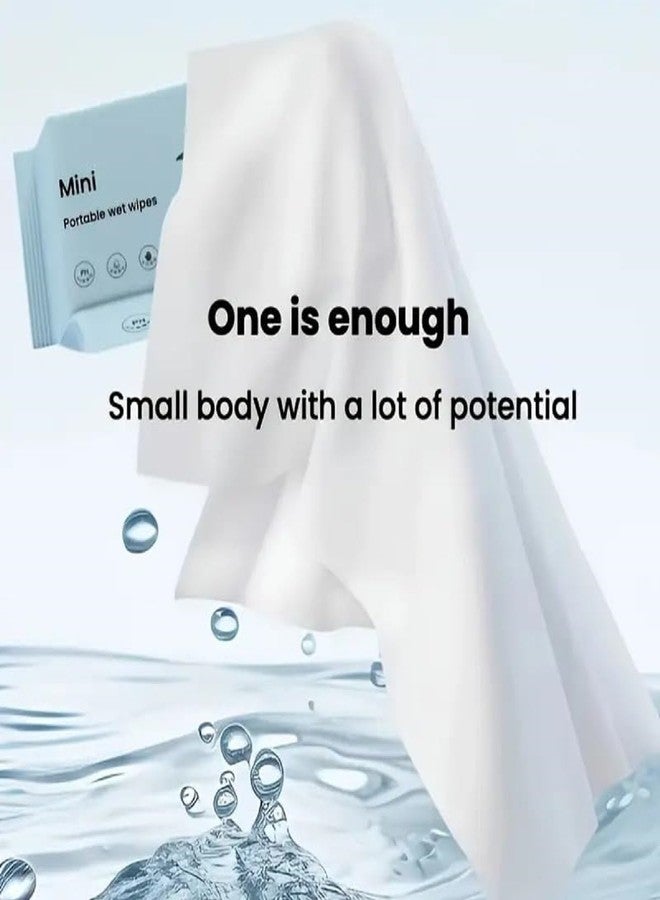 SUBDIAL Mini Baby Wet Wipes, Travel-Size Packs for Diaper Changes, Hands, and Face Pocket Water Wipes, Safe for Sensitive Skin, Unscented Extra Soft Moisturising Wipes for Face - Image 4
