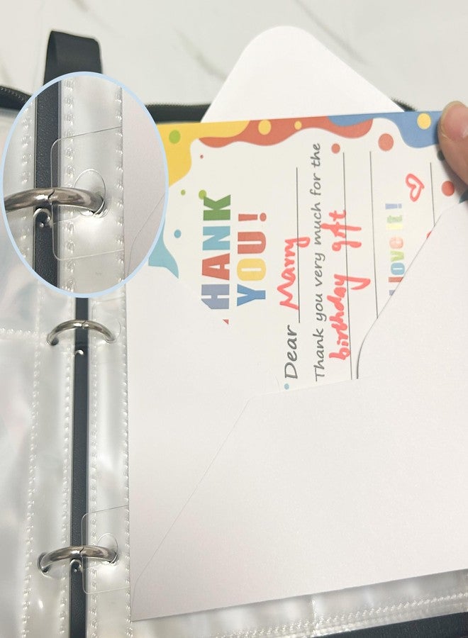 XLANMAY 200pcs Sturdy Ring Binder Stickers Clear Hole Reinforcement Stickers Self-Adhesive Hole Labels Office School Supplies for Ring Binder Bill Paper Photos Postcards Document - Image 2