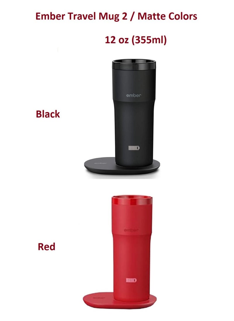 Ember - NEW Ember Temperature Control Smart Mug 2, Various Colors & Sizes, Extended Battery Life - App Controlled Heated Coffee Mug - New & Improved Design - Image 1