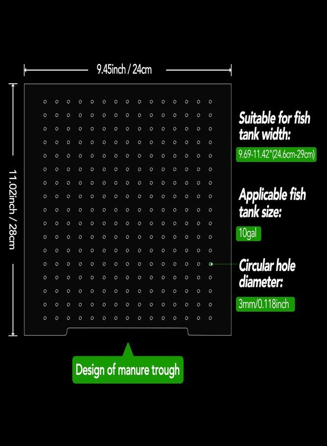 Hygger CO2 Adjustable Acrylic Aquarium Divider Set - Universal Fish Tank Separator for Multi-Purpose Fish Isolation (2 Sizes Optional (9.4''x11'') - Image 2