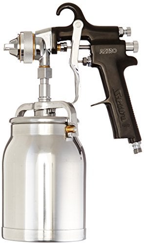 Astro Pneumatic Tool Tool AS7SP Spray Gun with Cup - Black Handle - 1.8mm Nozzle - Image 2