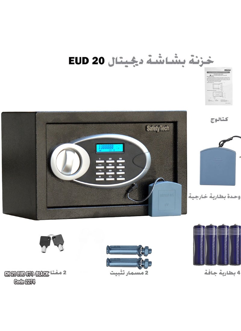 سيفتي تيك - GN20 S-EUD BLACK - Image 1